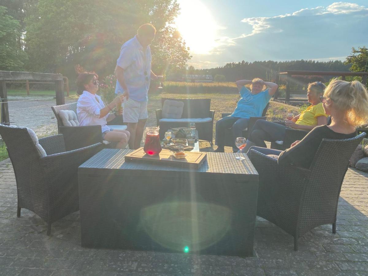 Ferienwohnung Auf Pferdehof Dreetz Buitenkant foto
